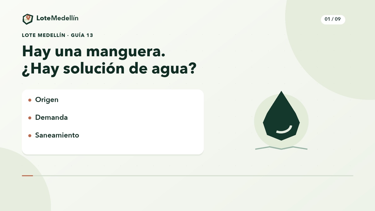 Agua y vertimientos: verifica lo que entra y lo que sale
