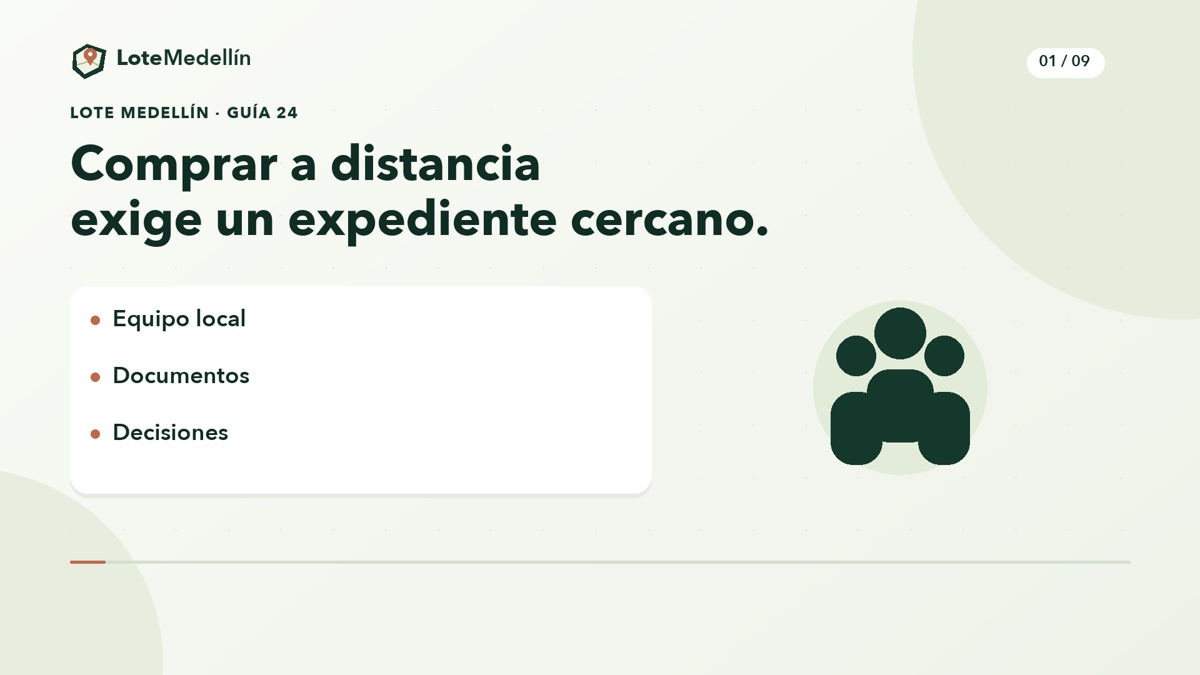 Comprar desde el exterior: coordina personas y evidencia