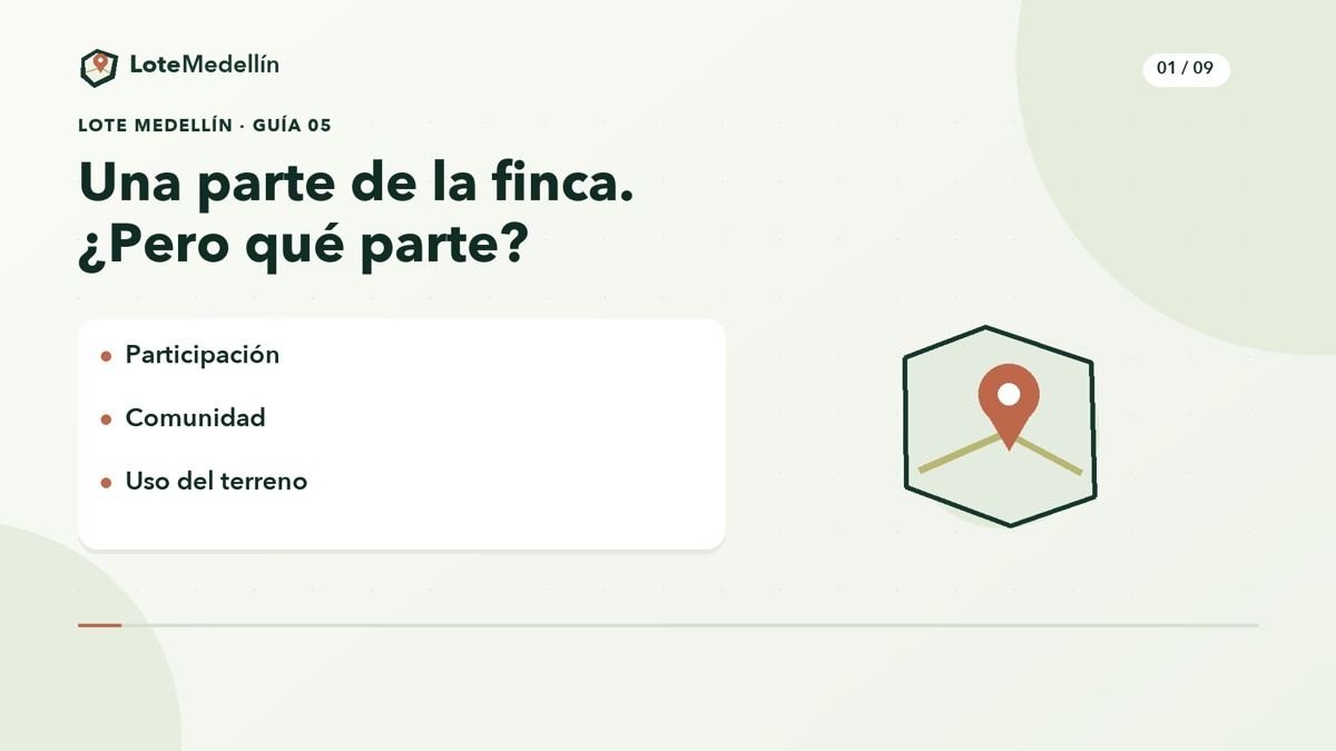 Proindiviso: una cuota no es una parcela independiente