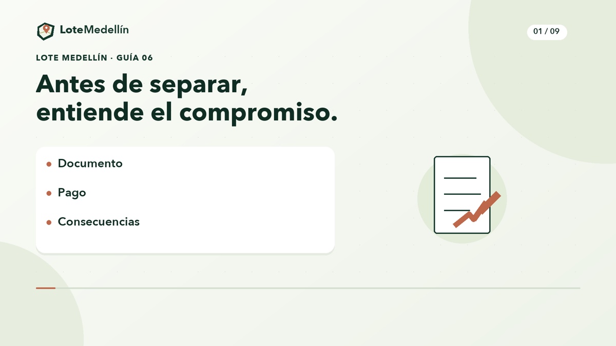 Promesa y arras: aclara lo que firmas y lo que pagas