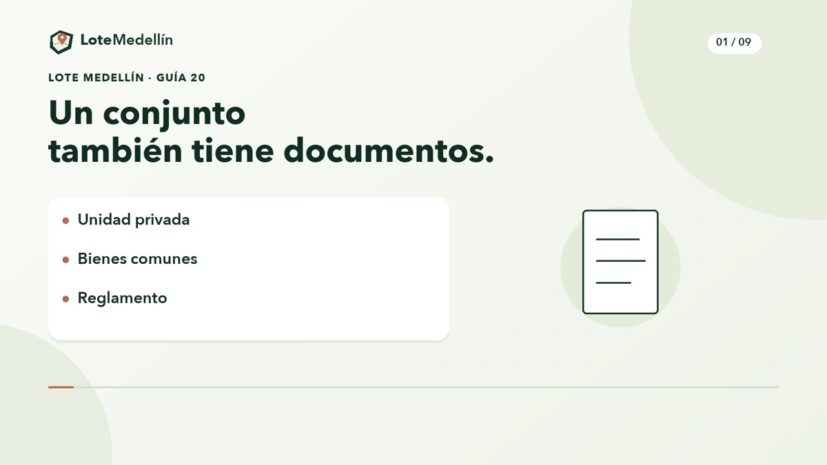 Propiedad horizontal: revisa tu unidad y lo compartido