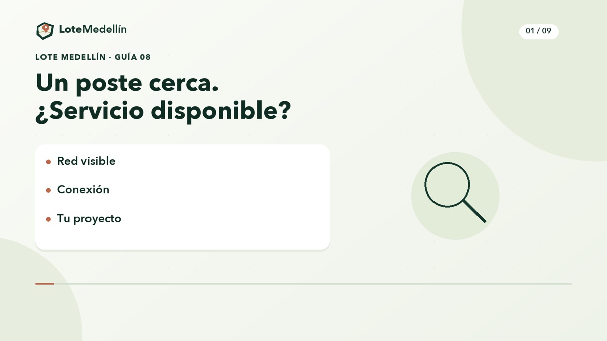 Servicios públicos: cerca no significa conectado